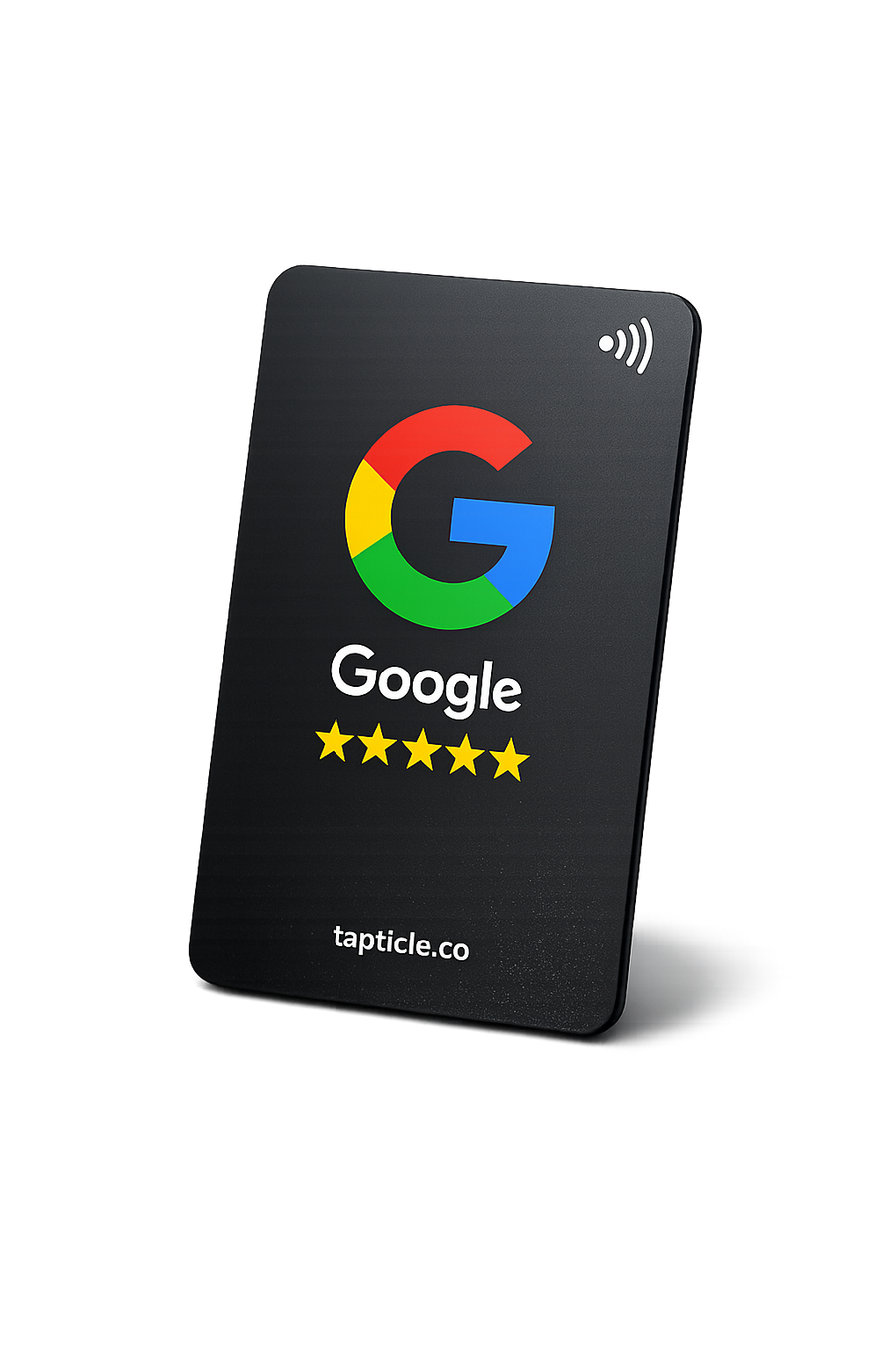 Tapticle Matte Black NFC Google Review Card